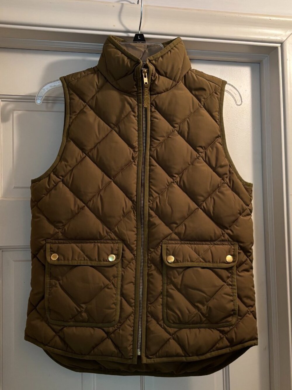 NWOT J. Crew Excursion Vest Olive Green Size: XS